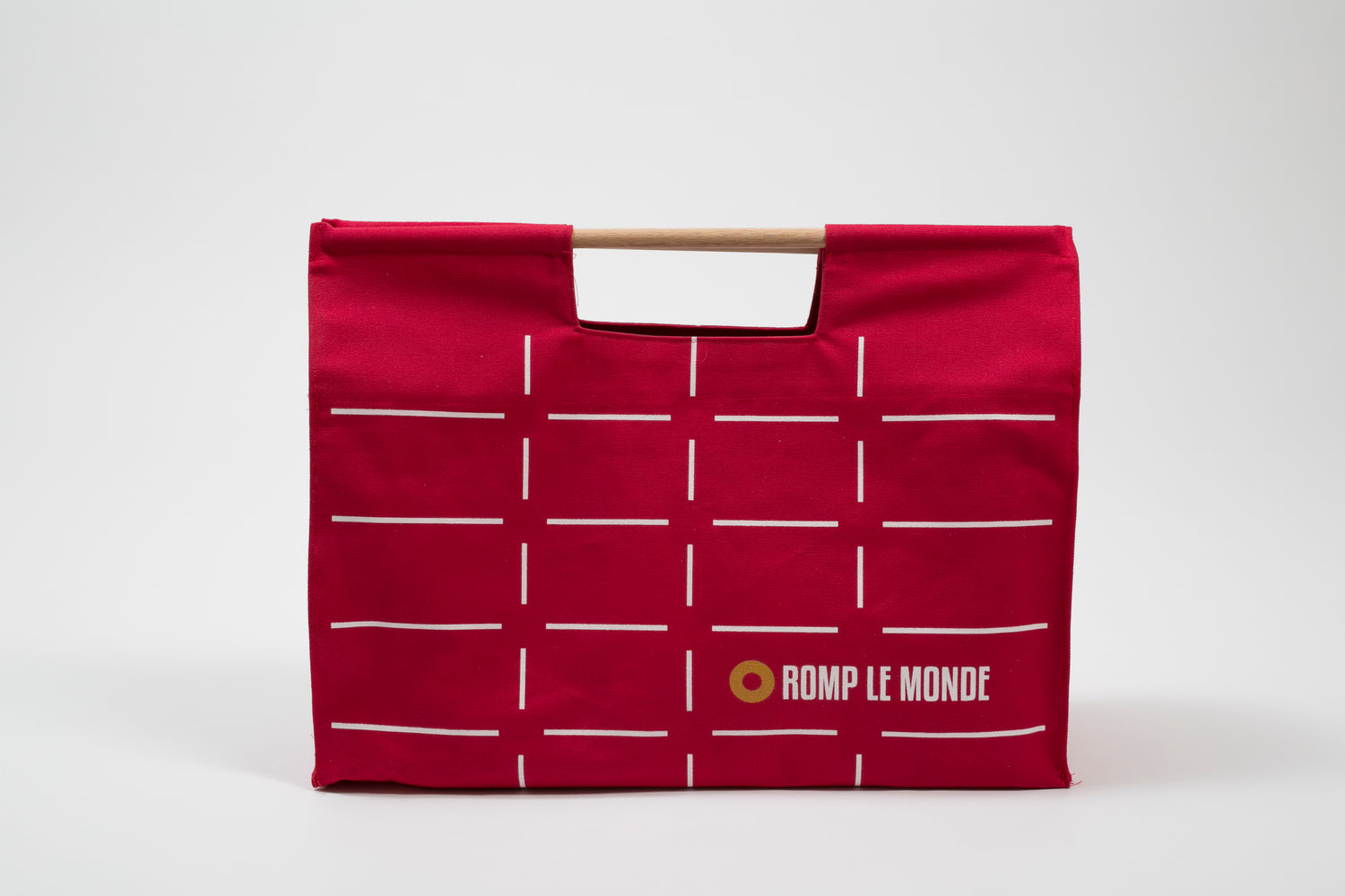 image of a red tote